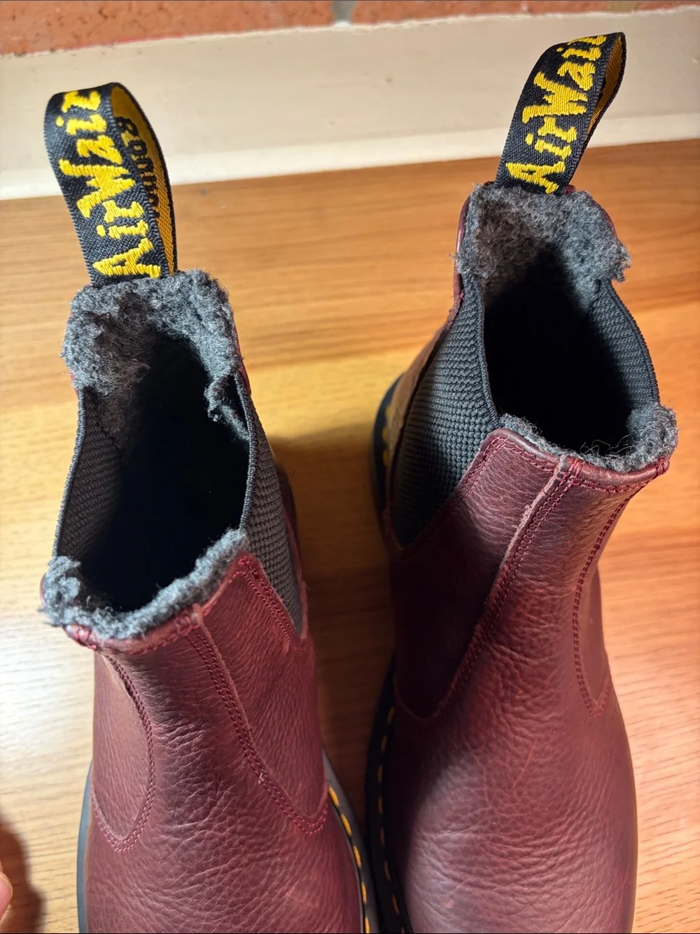 Dr. Martens 2976 WarmWair Men's Dark Brown Leather Chelsea Boots